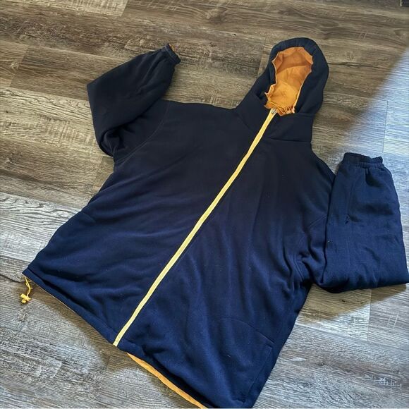 Monterey California Yellow & Blue Reverseable Winter Coat Size Large/XL - Picture 9 of 10